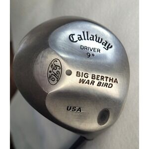 Vintage Callaway Big Bertha War Bird 9 Degree RCH 90 Firm Flex